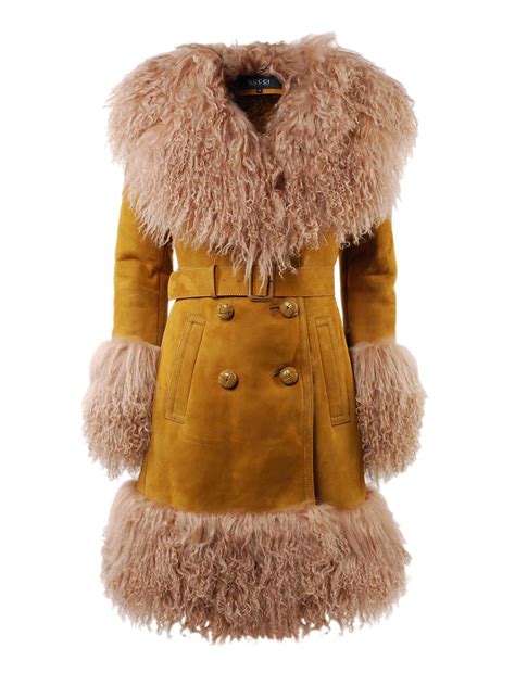 gucci shearling coat women|Gucci blazers for women.